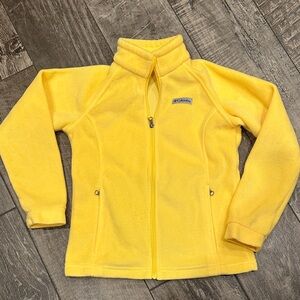 Columbia Vibrant Yellow Fleece Jacket